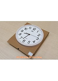 Đồng hồ Treo Tường Cao cấp KIM TRÔI EASTAR Tròn 31cm - Số Nổi 3D - Tặng Pin Maxell - BH 1 Năm