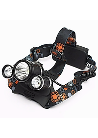 Đèn pin đội đầu 3 bóng led siêu sáng loại cao cấp chống nước (Tặng kèm quà tri ân)