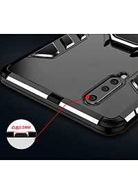 Ốp lưng dành cho Samsung Galaxy A7 2018 iron man chống sốc kèm iring - hàng nhập khẩu