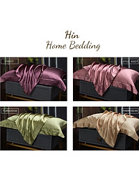 Vỏ Áo Gối Nằm Lụa 50x70cm Hin Home Bedding Mẫu 1