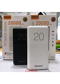 Sạc Dự Phòng Ham  H19 dung lượng 20000 mAh, Hàng chính hãng dùng rất bền và tốt