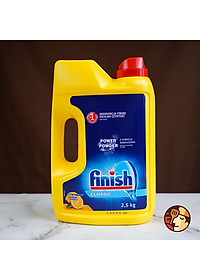 Combo: Bột Finish Classic 2,5kg + Muối Finish 1.5kg + Nước làm bóng 1150ml + Vệ sinh máy 250ml