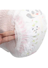 Bỉm - Tã quần Moony Blue size L Girl 44 miếng (Cho bé 9~14kg)
