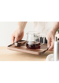 Khay gỗ óc chó lớn hiệu CAFE DE KONA