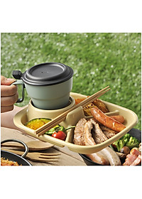 Cốc uống nước Inomata có nắp đậy an toàn giúp giữ gìn vệ sinh cốc & đồ uống bên trong - nội địa Nhật Bản