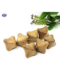 COMBO 2 quả bi gỗ Bách Xanh 6 cạnh (MH851) Mát xa lòng bàn tay giúp chống mỏi toàn diện - Chăm sóc sức khỏe
