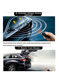 Bộ chìa khóa thông minh START-STOP điều khiển từ xa OVI dành cho ô tô Toyota, Honda, Hyundai, Nissan, Ford, Kia, Mazda, Mitsubishi, Chevrolet, VinFast