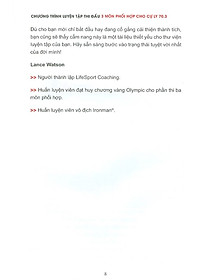 CHƯƠNG TRÌNH LUYỆN TẬP THI ĐẤU 3 MÔN PHỐI HỢP CHO CỰ LY 70.3 