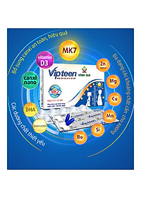 Viên Uống Hỗ Trợ Phát Triển Chiều Cao VIPTEEN VINH GIA Cho Trẻ 9 -18 tuổi (20 Viên)