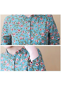 ĐẦM BẦU VÁY BẦU BÔNG CÔNG SỞ SƠ MI ,3 MÀU