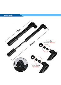 Bộ Dụng Cụ Sửa Chữa Xe Đạp Di Động Bơm Lốp Đa Năng Mini Và Vá Săm Xe Đạp Gắn Sườn Xe (Dạng Bình Nước) MaiLee