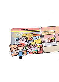 Bộ Tranh Tương Tác Cô Tiên Xanh - Rạp Chiếu Phim