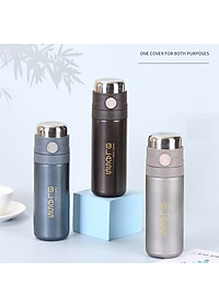 Bình Giữ Nhiệt Inox 304 Cao Cấp 500ml 2 Cách Sử Dụng, Công Nghệ Cách Nhiệt Chân Không Giữ Nhiệt Hiệu Quả - Hàng Chính Hãng