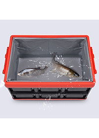 Thùng chứa đựng đồ đa năng có thể gấp gọn tiện dụng để cốp ô tô  xe hơi dung tích 56L