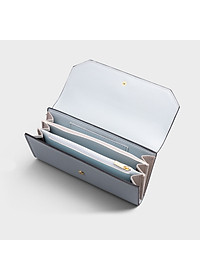 Ví Yuumy ( Thời trang nữ nắp gập kiểu cầm tay dáng dài - Ví da Seasand YV76 )