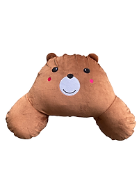 Gối tựa đầu dựa lưng ô tô A hình Teddy giảm đau lưng mỏi cổ