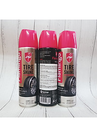 Xịt Dưỡng Bóng Vỏ Lốp Ô Tô - Phục Hồi Nhựa Đen Flamingo F010 500ml