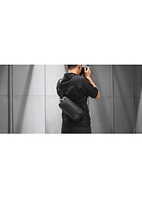 TÚI ĐEO CHÉO TOMTOC (USA) LIGHTWEIGHT CODURA SLING BAG BLACK (H02-A04D) - HÀNG CHÍNH HÃNG