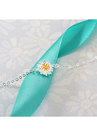 Lắc tay nữ thời trang LT86 xinh xắn hình hoa cúc S925