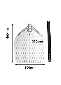 Aluminum Metal Pizza Peel for Easy Storage, Gourmet Luxury Pizza Paddle for Baking Homemade Pizza Bread