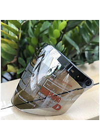 Kính thẳng gắn nón bảo hiểm 3/4 Royal có 3 nút bấm