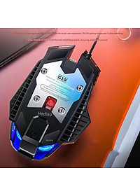 Chuột cơ gaming led RGB 7200DPI G10 mechanical Gaming mouse Esport cho máy tính laptop