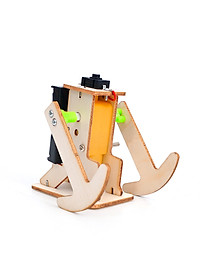 Bộ Đồ Chơi Lắp Ghép STEM Robot Đi Bộ J-12 Bằng Gỗ. Đồ Chơi Thí Nghiệm Cho Bé + Tặng Kèm 1 Tranh Ghép Bằng Gỗ