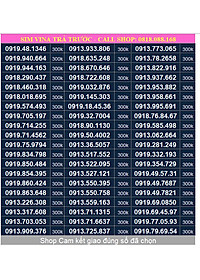 Sim Vinaphone đầu số 091, sim Phong Thuỷ, sim dễ nhớ - Hàng chính hãng