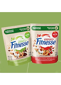 Nơi bán Ngũ cốc ăn sáng Fitnesse Granola Diêm Mạch, Hạnh Nhân & Sô Cô La (gói 300g)