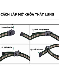 Thắt Lưng Nam Vải Dù US ARMY, Dây Nịt Vải Dù Bền Chắc, Khóa Hợp Kim Siêu Bền Cao Cấp- HÀNG CHÍNH HÃNG