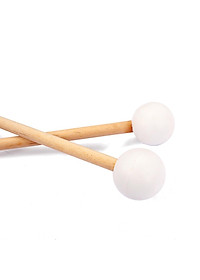 Sunnimix 1 Glockenspiel Đàn Xylophone Đập Nhựa Cứng Nhám Đầu Cái Vồ Gậy Be