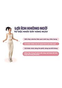 Dây Nhảy Không Dây Tích Hợp Tạ Sắt Tay Cầm Đếm Số Vòng,Quãng Đường,Calo Tiêu Thụ + Tặng Tô Vít Và Pin
