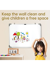 Bảng từ trắng treo tường viết bút lông Deli Nhiều kích cỡ - Dùng Cho Văn Phòng, Trường Học, Tập Vẽ, Ghi Chú Công Thức Nấu Ăn, Trang Trí Nhà Cửa