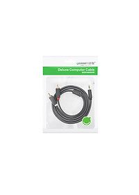 Cáp Audio 3.5mm to AV hoa sen (RCA) dài 1M Ugreen 10772 - Hàng Chính Hãng