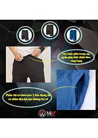 Quần đùi short gió nam thể thao Basic trẻ trung năng động, thoáng mát co giãn 4 chiều MRM Manlywear