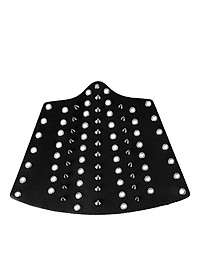 Punk Wide Black PU Leather Rivet Arm Bracers Arm Gauntlets Arm Guard Wristbands Cuff