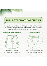 Tã/Bỉm quần Huggies Platinum NatureMade M58/L44/XL38/XXL26-Gói Super Jumbo & Jumbo