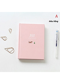 Sổ tay kế hoạch ghi chép Planner 365 Ngày nhật ký cao cấp Lalunavn