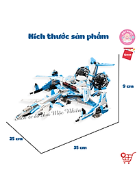 Đồ Chơi Lắp Ráp Xếp Hình Qman 41106 - Biệt Đội Tiên Phong - Máy Bay Chiến Đấu Thiên Hà