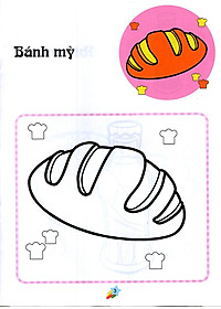 Sách 123 Nào Ta Tô Màu! - Thức Ăn