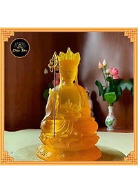 Tượng phật địa tạng vương bồ tát tượng địa tạng lưu ly cao 21cm đồ thờ cúng phong thủy - shop Diệu Tâm