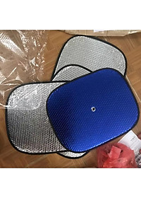 Bộ 4 tấm che nắng cửa bên ô tô, Tấm che nắng dùng chung các dòng xe ô tô, Tấm Chắn Nắng Ô Tô Xe Hơi Phản Quang Phủ Nhôm