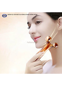 Dụng cụ lăn 3D - V Line massage nâng cơ mặt và body bằng sừng (MH825) day ấn huyệt, làm đẹp da - chăm sóc sức khỏe - HAHANCO