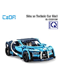 Đồ Chơi Lắp Ráp Xe Kéo Cót Chạy Đà Siêu Xe Technic Car 6in1 C52015W ( 6 trong 1)