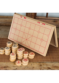 [HÀNG CAO CẤP - GỖ TỰ NHIÊN] Bộ Cờ Tướng Gỗ Cao Cấp 40 x 35cm Khắc Nét Tinh Xảo, Chính Hãng dododios