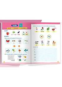 Combo 2 Cuốn Phiếu Bài Tập Cuối Tuần Toán Và Tiếng Việt 1