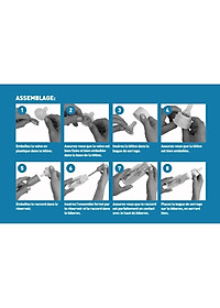 [ 417 ] Bình sữa Y Tế cổ thường 120ml, thiết kế hỗ trợ cho trẻ gặp khó khăn khi bú bình