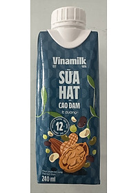 Combo Sữa hạt Vinamilk Cao Đạm Ít Đường Hộp 240ml