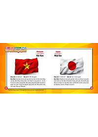 Sách Song Ngữ Anh - Việt - Cùng Bé Khám Phá Thế Giới Xung Quanh - Cờ Các Nước Châu Á