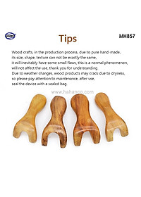 Dụng Cụ Mát xa Gỗ Bách Xanh (MH857) Cổ, vai, mắt, mũi, mặt, kiểu thái - Có mùi thơm dịu - Chăm sóc sức khỏe